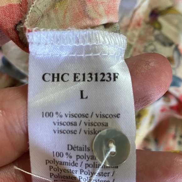 Floral and lace blouse with Peter Pan collar - Picture 11 of 12